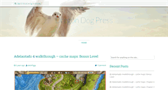 Desktop Screenshot of dragondogpress.com